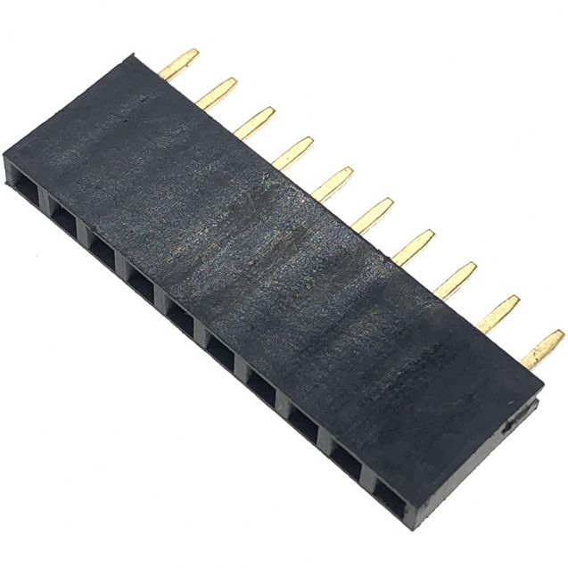 1x10P     2.54mm :   1x10  "",  2.54, 10 Pin

# 2.54mm Pitch Female Single Row Strai...
